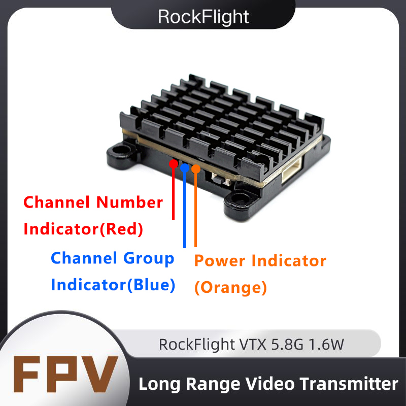 RockFlight TX663 VTX 5.8G 48CH - Fpv Drone Vtx recensie en prijs