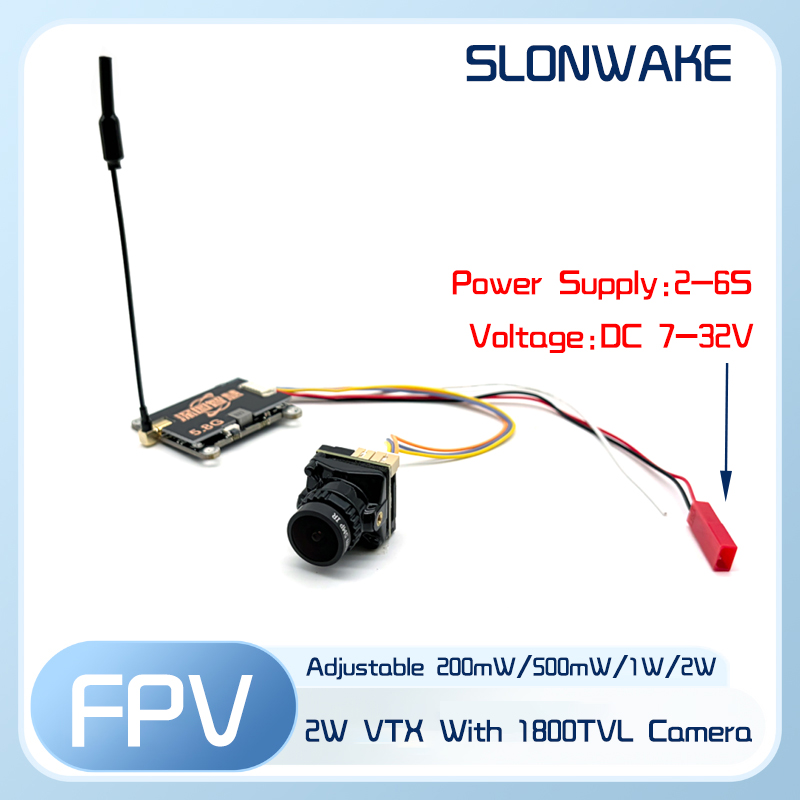 SLONWAKE 5.8G 56CH 2W zender V - Fpv Drone Vtx recensie en prijs